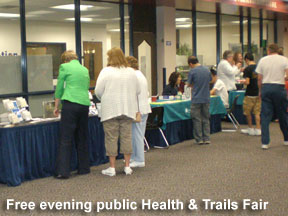 Public Session Health Fair followed the Conference